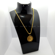 Lux & Gold High Quality and Gold Plated VIRGIN MARY NECKLACE  High Quality and Authentic 316L stainl