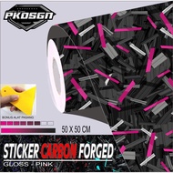 CARBON FORGED STICKERS CARBON FORGED STICKERS 50 X 50 CM
