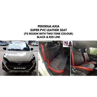 [JME CUSHION] PERODUA CAR MODEL SUPER PVC LEATHER SEAT COVER (AXIA/MYVI/KANCIL/ALZA/VIVA/BEZZA/ARUZ)