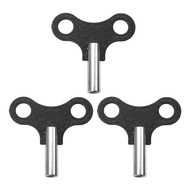 3pcs Metal Clock Key Household Clockwork Key Winding Wrench Clock Accessories