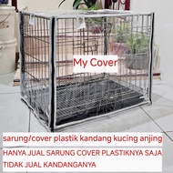 Cat cage cover cat cage cover/ plastic cage protector/ cage protective cover/ waterproof cat cage co