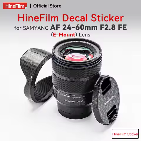 Hinefilm Skin for Samyang AF24-60F2.8 Lens Sticker 24 60 Wrap Cover for Samyang AF24-60mm F2.8 Lens 