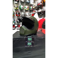 HBC CAKIL SOLID GREEN DOF HELMET Original