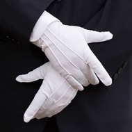 WGBU groom's gloves butler waiter pramugration paskibra white