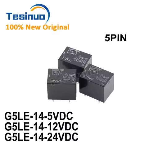 5/PCS New Original G5LE-14-24VDC 24V G5LE-14-5VDC 5V G5LE-14-12VDC 12V 5PIN Power relay In Stock