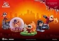 清貨 特價現貨 全新 原裝正版 野獸國 超人特攻隊2 電影 Incredibles 2 MEA-005 超人特攻隊 彈力女超人/ 巴小傑/衣夫人/ 巴小倩與巴小飛    Beast Kingdom-D