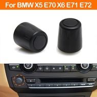 Car Dashboard Multimedia CD Player Radio Audio Volume Rotary Switch Button Knob For BMW X5 X6 E70 E7