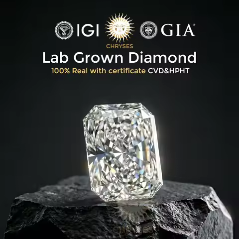 Radiant cut Lab Grown Diamond CVD HPHT diamond D-F VVS Loose Diamond GIA IGI certificate synthetic d