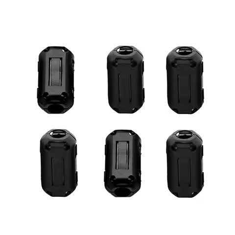 3.5mm 5mm 7mm 9mm 11mm 13mm Black NI-ZN Anti-Jamming Toroidal Clip-on Clamp RFI EMI Noise Magnetic F