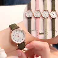 [Aishang watch industry]Simple Vintage Retro Ladies Small Dial Watch Sweet Leather Strap Watch Gift Outdoor Sports Wrist Watch Gift Watches For Women