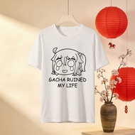 Gacha Ruined My Life Anime T Shirt With Cute Character Design For Fans Of Gacha Games And Pop Cultur