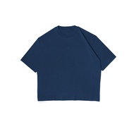 JB - Logo Printed T-Shirt Navy - Oversized Navy T-Shirt