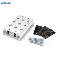 Pneumatic Solenoid Valve Manifold 4V210-08 220-08 4V310-10 410-15 4F 6F 8F 10F 12F 13F 14F 15F Base