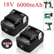 High Capacity 6000Mah 18V Lithium Replacement Battery For Hitachi Power Tools Compatible Bsl1830 BS