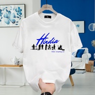 Hindia Everything u Are White T-Shirt biru | Hindia Combed 24S 200 GSM Band Shirt Comfortable