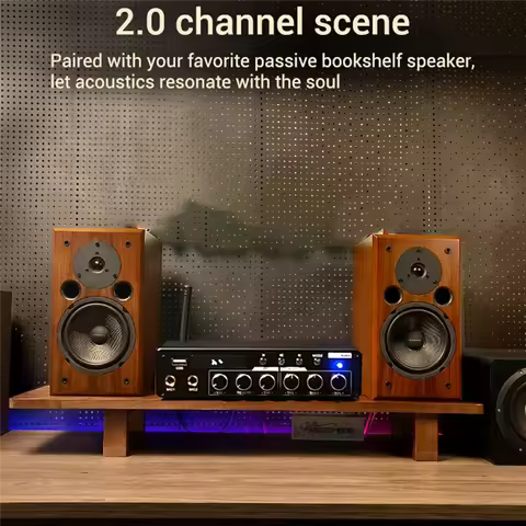 B30C-AUX Input 200W TPA3116D2 AS200 Bluetooth Karaoke Singing Home Theater KTV Power Amplifier 2.0/5
