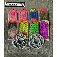 Colored Chain And Lighten Cnc Sprocket Raider150 Carb / Raider150 Fi / Wave / Xrm 14t 34 36 38 41 43