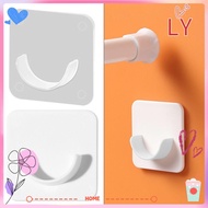 LY Curtain Rod Bracket Self-adhesive Strong Home Wall DIY Toilet Bathroom Accessories Rod Holder