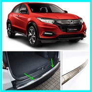 HONDA HRV(HR-V) 2019-2021 (VEZEL LOGO) Rear Bumper Guard Trunk Protector stainless steel