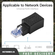 [cozyroomss.sg] 90 Degree RJ45 Converter Ethernet Network Adapter Extender Multi-Angle Coupler