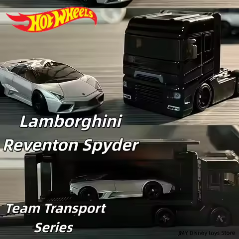 Hot Wheels Team Transport Series FLF56 Lamborghini Reventon Spyder 1/64 Diecast Vehicle Base Rubber 