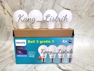 Lampu LED Paket PHILIPS Essential 7W Beli 3 Gratis 1
