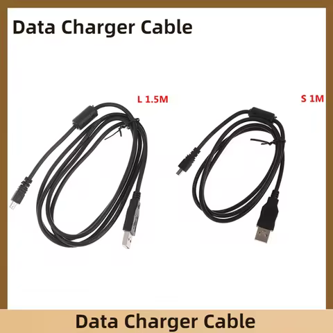 1Pcs 1.5m 5ft USB 2.0 Cable Data Charger Cable For Nikon Coolpix S2600 S2500 S3000 S3200 S4300 S6100