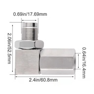 Universal O2 Oxygen Sensor Extender 90 Degree or 45 Degree 02 Bung Extension Catalytic Converter O2 