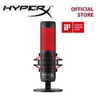 HyperX QuadCast RGB Lighting USB Gaming Microphone, Stereo, Omnidirectional, Cardioid, Bidirectional (4P5P6AA)