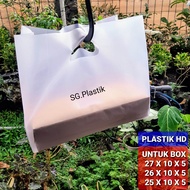 Kantong Plastik HD Ukuran 28x30x045 Cocok Untuk Box Donat Isi 3 Pcs