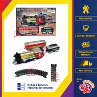 Classic Locomotive Express Train with lights Starter Track Battery Operated Toys for Boys 698cm MYTO