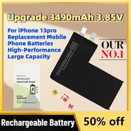 Upgrade 3490mAh 3.85V Rechargeable Battery for iPhone 13pro Replacement Mobile Phone Batteries High-