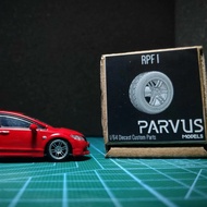 Parvus Models RPF1 Silver size 10 Enkei RPF 1 Minicsale Inno Kyosho