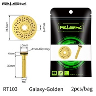 RISK 1 1/8" / 286mm Xe đạp leo núi đường trường Xe đạp phía trước Tai nghe Nắp cổ lái và M6x30 Đai ố