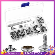 【HOT SALE】 24 Set Boat Canvas Snaps Kit Tool 74 Pcs Stainless Steel  Boat Cover Snaps Metal Snaps 3/