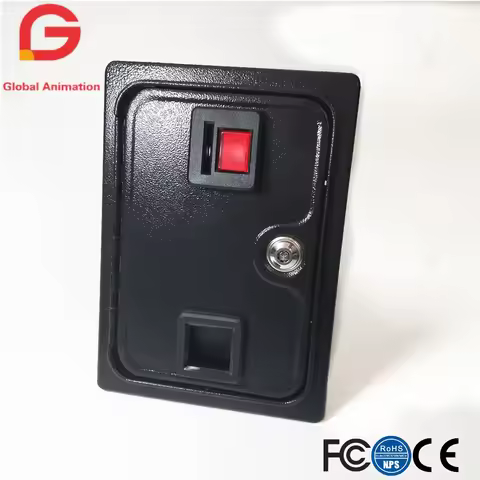 Arcade Coin Door with Quarter Acceptor for MAME or Arcade Replacement, Iron Door Construction, 36x23