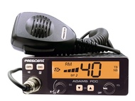 President Adams FCC CB Radio. Large LCD with 7 Colors, Programmable EMG Channel Shortcuts, Roger Bee