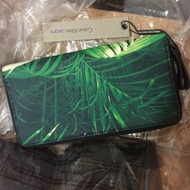 (Sale) Calvin Klein Jungle Real Leather Wallet 真皮 羊皮 牛皮  森林 熱帶雨林 長銀包