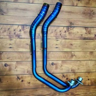 Neck Pipe header racing Exhaust semi Worm bluemoon vixion/NVL VNA satria fu/Injection mx king R5/v3