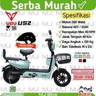 SUPER PROMO!!! Sepeda Motor Listrik E-Bike UOU US2 FREE HELM