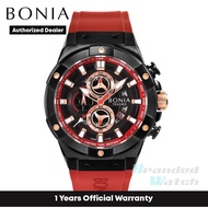 [Official Warranty] Bonia BNB10715-1732LE Men's Tesoro Chronograph Limited Edition Silicone Strap Wa