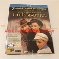 「超低價」BD藍光電影 美麗人生/一個快樂的傳說(1997) 高清修復版 英語國語發音 中字繁體字幕 附完整花絮