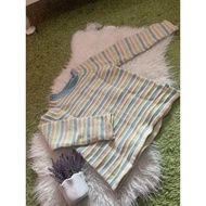 raindbow cute sweter knitwear preloved
