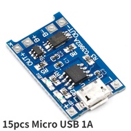 16 Chiếc Bảng Sạc Micro USB 5V 1A 18650 TP4056 Có Bảo Vệ Mô-đun Sạc Pin Li-ion Chức Năng Kép