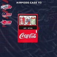 Coca Cola Red AirPod Earpod Apple Silicone Airpods V2 Protective Case