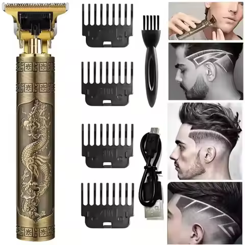 Electric Hair Clipper for Men 0mm Precision Beard Shaver Body Hair Trimmer Barber Machine Haircut Re
