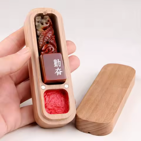 Natural Stone Name Stamps Calligraphy Stamp Customized Chinese English Hanko Kanji Seals Chop Teache