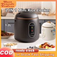 BFF 24SS CHIGO 2 IN 1 Mini Rice Cooker Periuk Nasi Elektrik Kecil Cooking Pot periuk nasi Pot Steame
