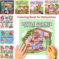 Adorable Cutie Creatures Book 46, Educational Graffiti Painting, Relaxation Spooky Coloring