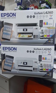 全新行貨長期現貨 Epson EcoTank L4260 3合1功能無線高速打印機 (跟機已有原裝墨水,不需另購墨水)